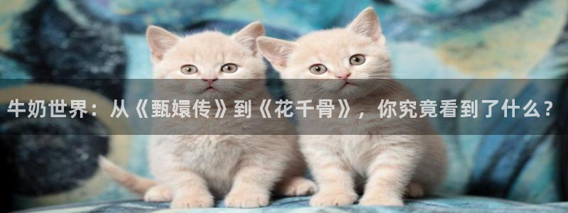 熊猫电影yy8y3(3)免费观看高清：牛奶世界：从《甄嬛传》到《花千骨》，你究竟看到了什么？